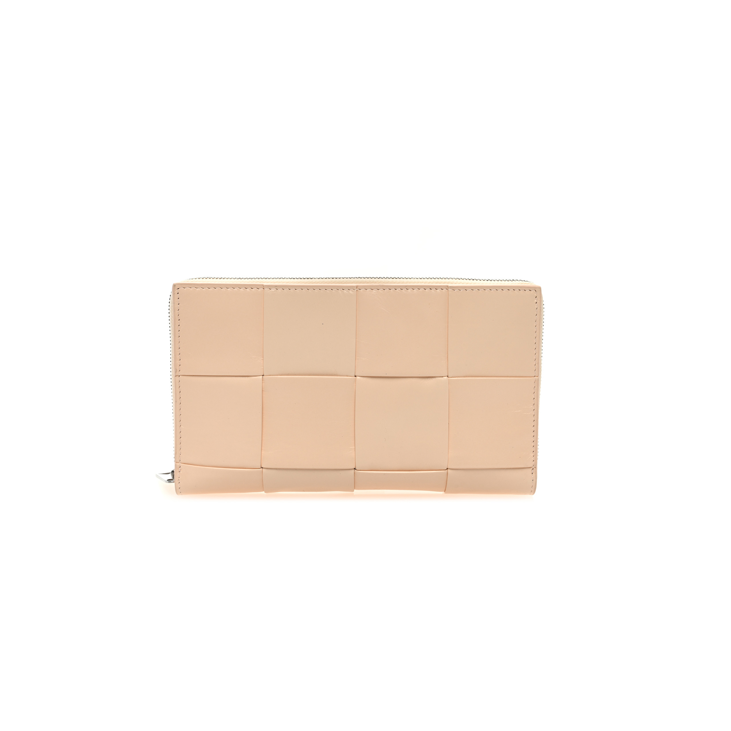BOTTEGA VENETA NAPPA MAXI INTRECCIATO ZIP AROUND WALLET ROSE MOLE (19*11*2cm) BOTTEGA VENETA NAPPA MAXI INTRECCIATO ZIP AROUND WALLET ROSE MOLE (19*11*2cm)