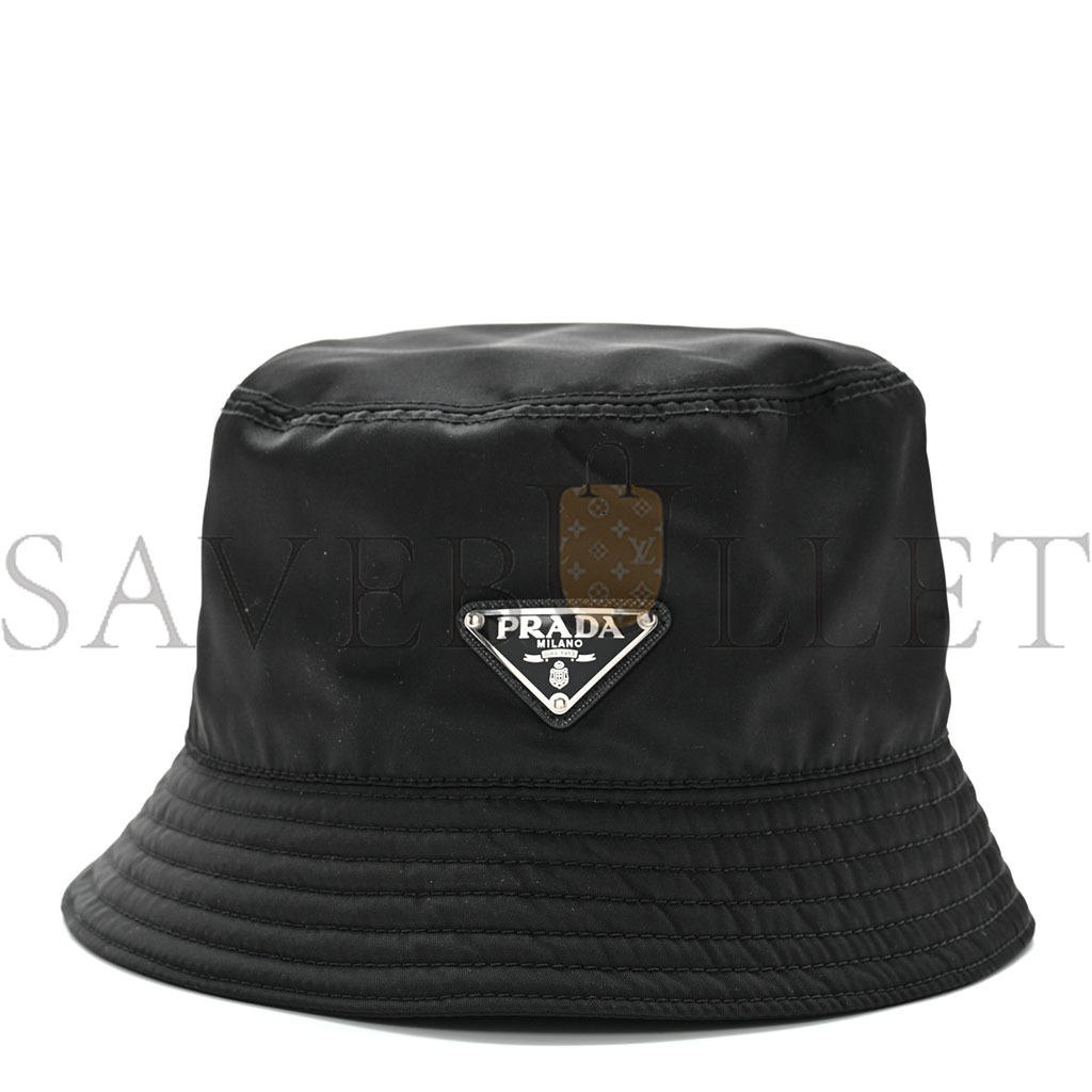 PRADA RE-NYLON BUCKET HAT S BLACK PRADA RE-NYLON BUCKET HAT S BLACK