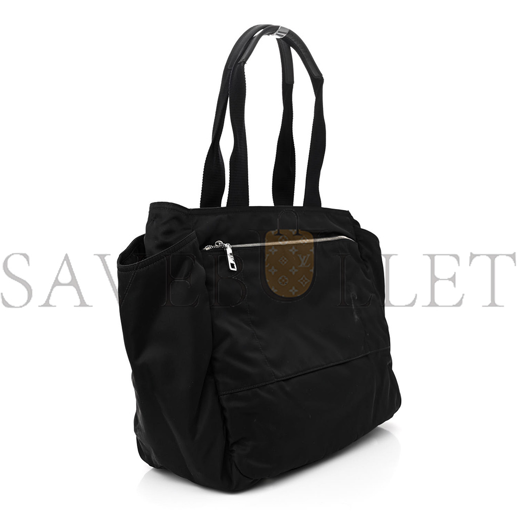 PRADA TESSUTO NYLON VELA DIAPER BAG BLACK (34*28*20cm) PRADA TESSUTO NYLON VELA DIAPER BAG BLACK (34*28*20cm)