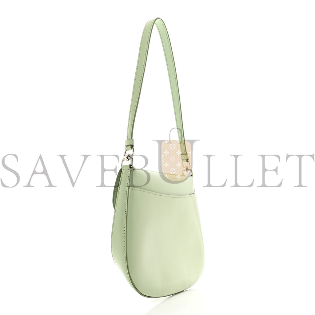 PRADA SPAZZOLATO CLEO FLAP SHOULDER BAG ACQUA (22*17*3cm) PRADA SPAZZOLATO CLEO FLAP SHOULDER BAG ACQUA (22*17*3cm)