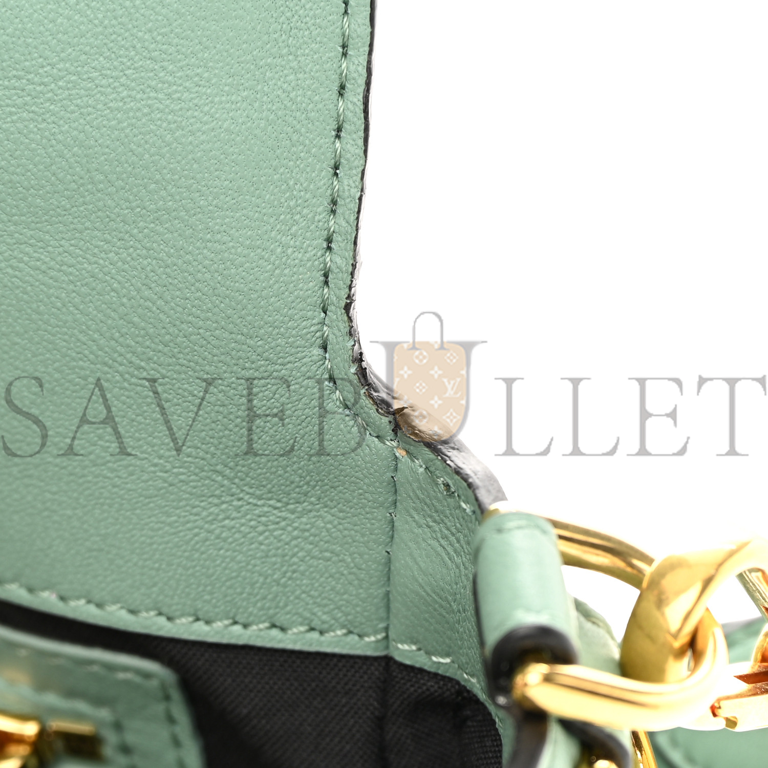 FENDI NAPPA FF 1974 EMBOSSED BAGUETTE MENTA (26*17*6cm) FENDI NAPPA FF 1974 EMBOSSED BAGUETTE MENTA (26*17*6cm)