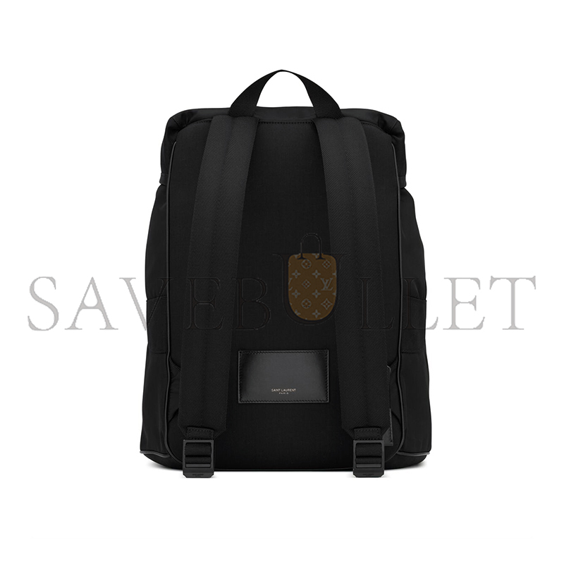 YSL SAINT LAURENT BACKPACK IN ECONYL® AND VEGETABLE-TANNED LEATHER 756285FACEO1000 (45*44*24cm) YSL SAINT LAURENT BACKPACK IN ECONYL® AND VEGETABLE-TANNED LEATHER 756285FACEO1000 (45*44*24cm)