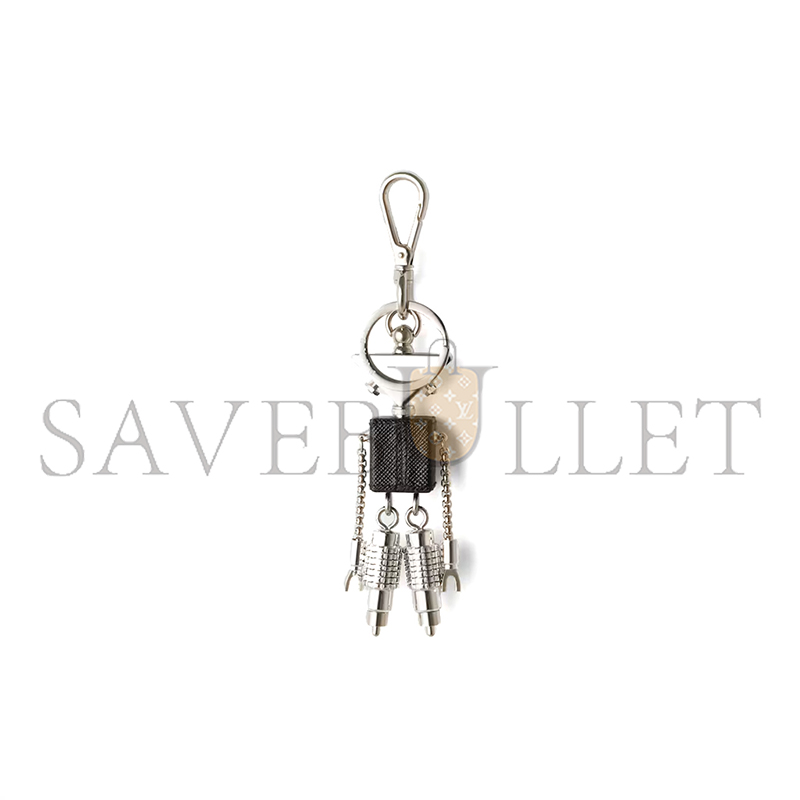 PRADA ROBOT SAFFIANO LEATHER BAG CHARM 2TR102