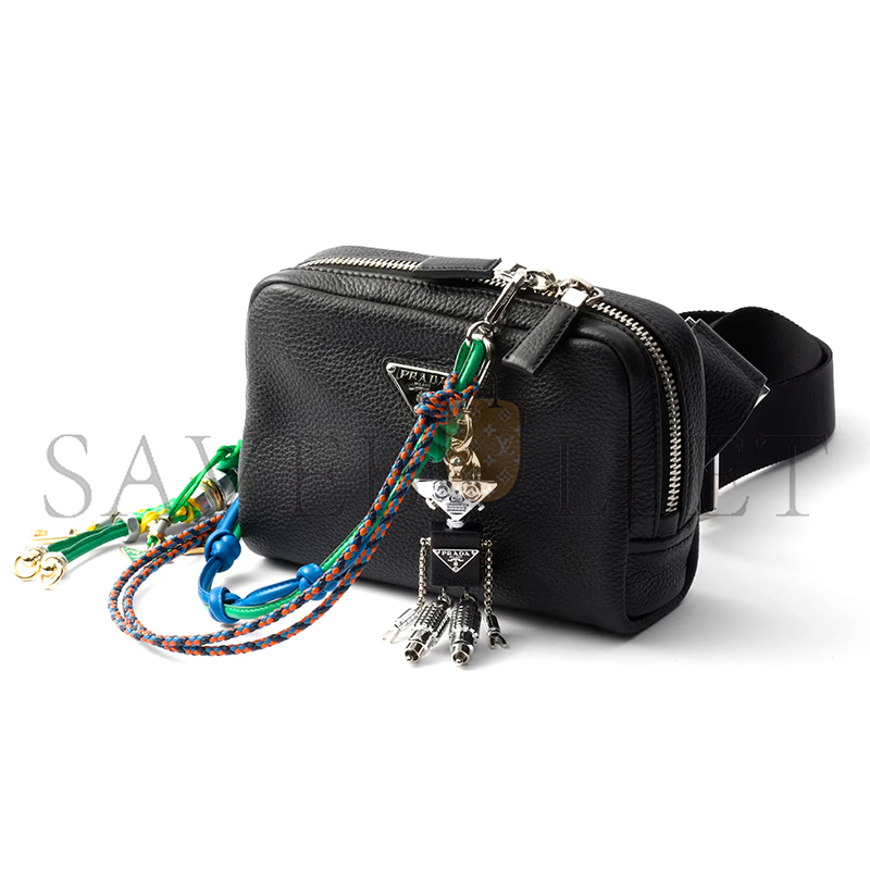 PRADA ROBOT SAFFIANO LEATHER BAG CHARM 2TR102
