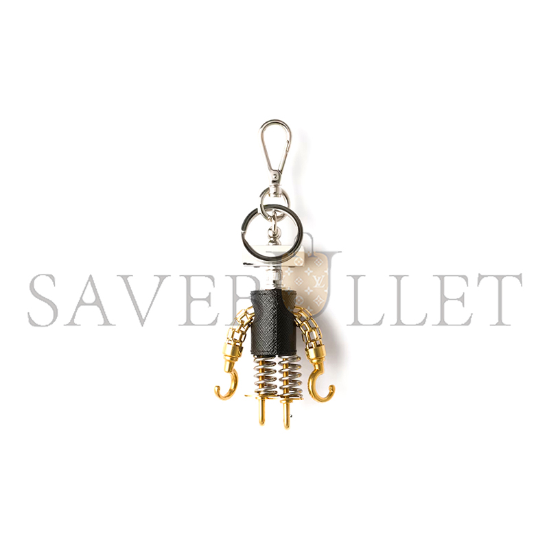 PRADA ROBOT SAFFIANO LEATHER BAG CHARM 2TR103