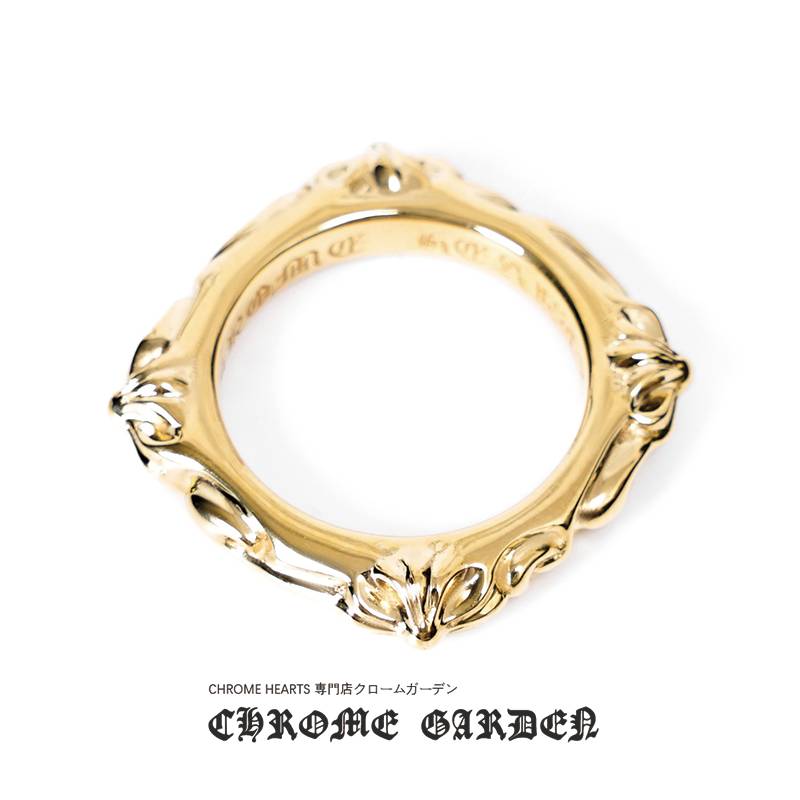 CHROME HEARTS 22K GOLD SBT BAND RING CHROME HEARTS 22K GOLD SBT BAND RING