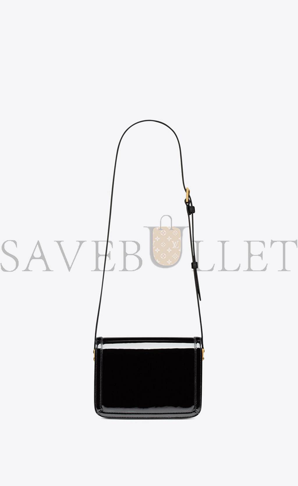 YSL SOLFERINO SMALL SATCHEL IN LACQUERED PATENT LEATHER 634306BMIIW1000 (18.5*14*6cm) YSL SOLFERINO SMALL SATCHEL IN LACQUERED PATENT LEATHER 634306BMIIW1000 (18.5*14*6cm)